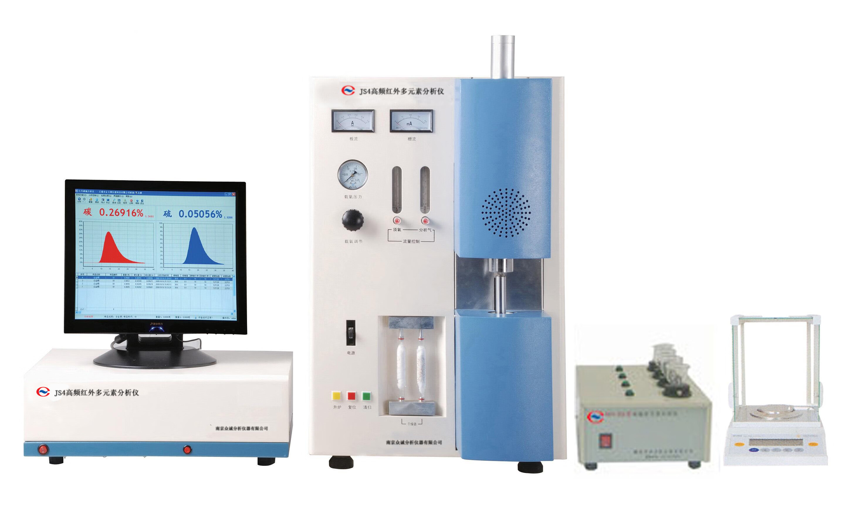 仁聚益電腦高頻紅外多元素碳硫分析儀 不銹鋼合金鋼牌號與元素檢測的精準(zhǔn)利器